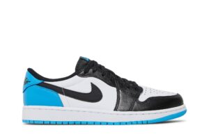 Jordan 1 Retro Low OG Black Dark Powder Blue CZ0790-104 - Arviolet photo 1