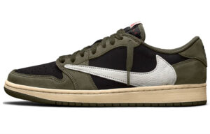 Jordan 1 Retro Low OG SP Travis Scott Black Olive DM7866-002 - Arviolet photo 1