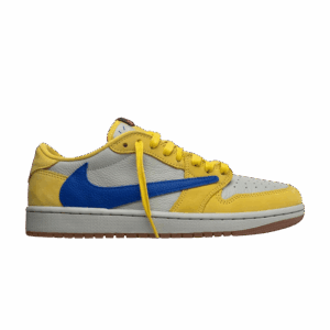 Jordan 1 Retro Low OG SP Travis Scott Canary (Women's) DZ4137-700 - Arviolet photo 1