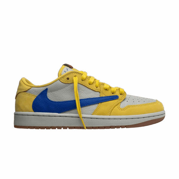 Jordan 1 Retro Low OG SP Travis Scott Canary (Women's) DZ4137-700 - Arviolet photo 1