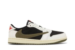 Jordan 1 Retro Low OG SP Travis Scott Olive (Women's) DZ4137-106 - Arviolet photo 1