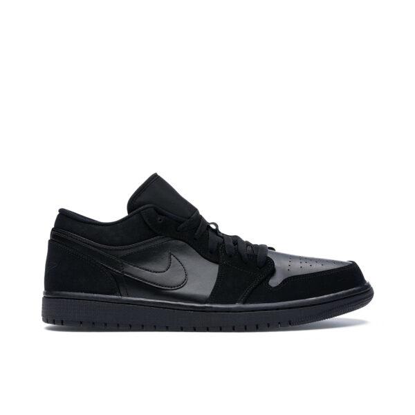 Jordan 1 Retro Low Triple Black 553558-025 - Arviolet photo 1