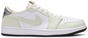 Jordan 1 Retro Low White Ghost Green Black DM7837-103 - Arviolet photo 1