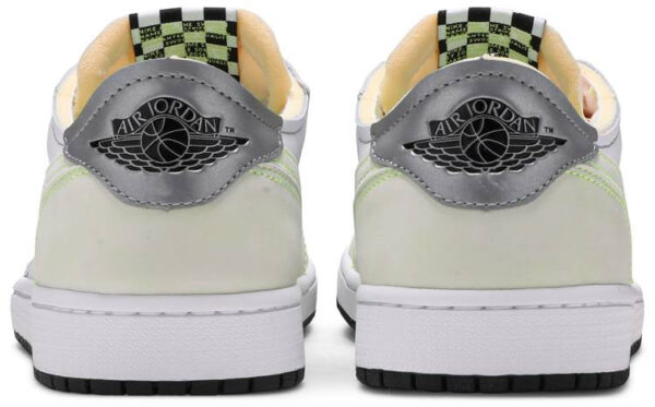 Jordan 1 Retro Low White Ghost Green Black DM7837-103 - Arviolet photo 4