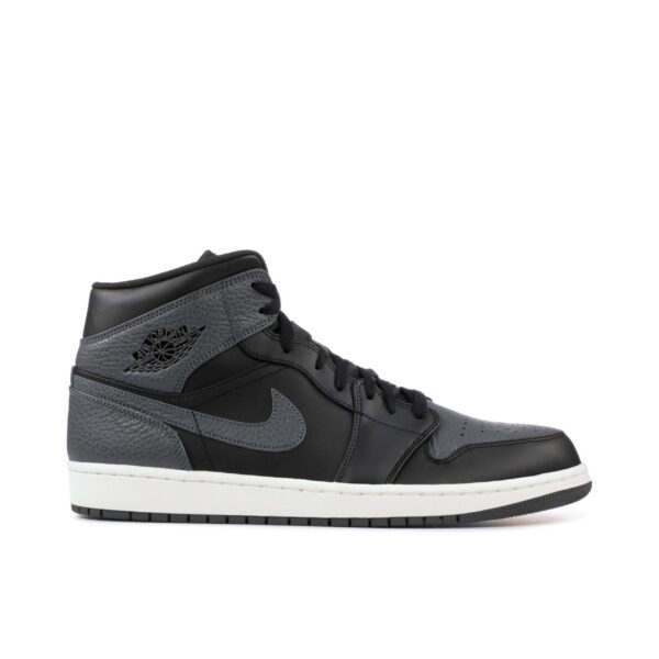 Jordan 1 Retro Mid Black Dark Grey 554724-041 - Arviolet photo 1