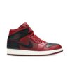 Jordan 1 Retro Mid Team Red Black 554724-601 - Arviolet photo 1