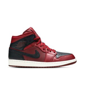 Jordan 1 Retro Mid Team Red Black 554724-601 - Arviolet photo 1