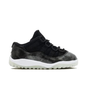 Jordan 11 Retro Low Black Metal Silver White (TD) 505836-010 - Arviolet photo 1