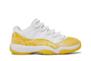 Jordan 11 Retro Low Yellow Snakeskin (Women's) AH7860-107 - Arviolet photo 1