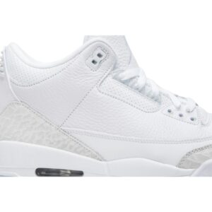 Jordan 3 Retro Pure White (2018) 136064-111 - Arviolet photo 2