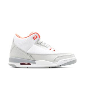 Jordan 3 Retro White Crimson Grey (GS) 441140-101 - Arviolet photo 1