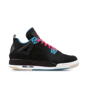 Jordan 4 Retro Black Vivid Pink Dynamic Blue (GS) 487724-019 - Arviolet photo 1