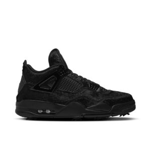 Jordan 4 Retro Golf Black Cat Pony Hair CU9981-001 - Arviolet photo 1