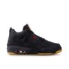 Jordan 4 Retro Levi's Black (GS) (Levi's Tag) AQ9103-001 - Arviolet photo 1
