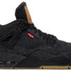 Jordan 4 Retro Levi's Black (Levi's Tag) AO2571-001 - Arviolet photo 1
