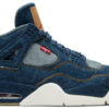 Jordan 4 Retro Levi's Denim (Tag with Levi's Logo) AO2571-401 - Arviolet photo 1