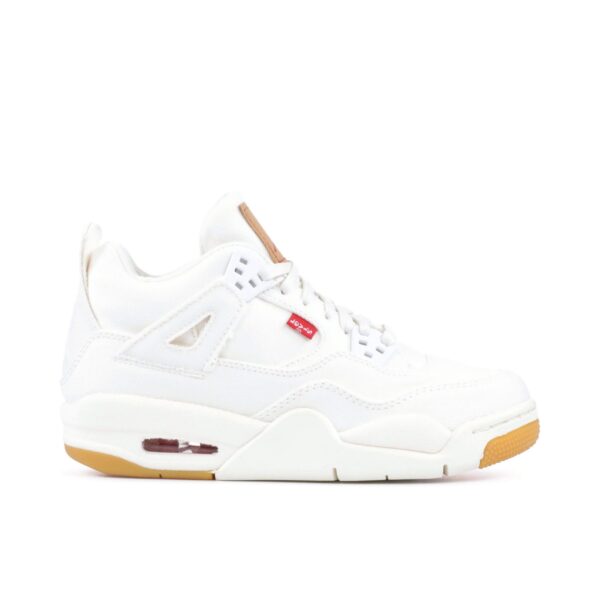 Jordan 4 Retro Levi's White (GS) (Levi's Tag) AQ9103-100 - Arviolet photo 1