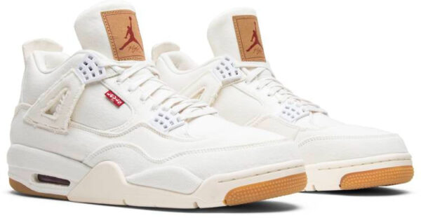 Jordan 4 Retro Levi's White (Levi's Tag) AO2571-100 - Arviolet photo 3