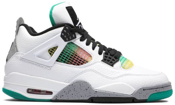 Jordan 4 Retro Lucid Green Rasta (Women's) AQ9129-100 - Arviolet photo 1