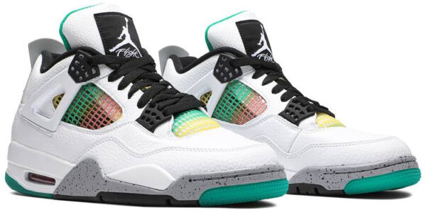 Jordan 4 Retro Lucid Green Rasta (Women's) AQ9129-100 - Arviolet photo 5