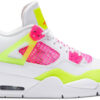 Jordan 4 Retro White Lemon Pink (GS) CV7808-100 - Arviolet photo 1