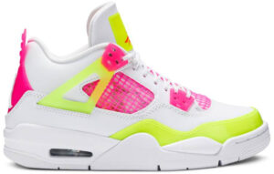 Jordan 4 Retro White Lemon Pink (GS) CV7808-100 - Arviolet photo 1