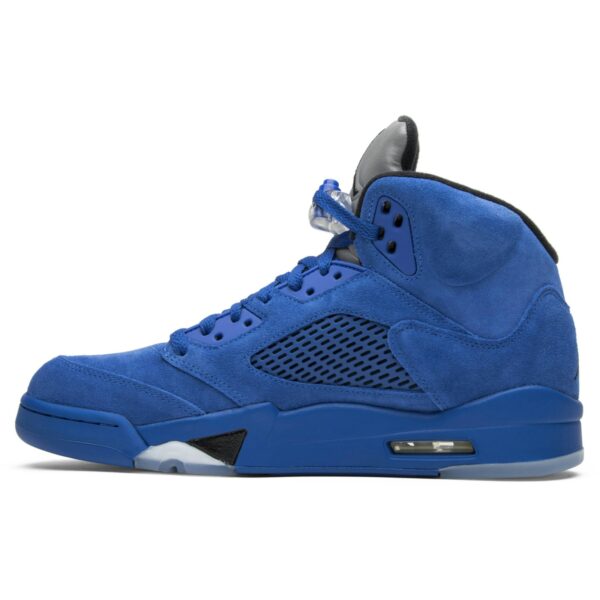 Jordan 5 Retro Blue Suede 136027-401 - Arviolet photo 3