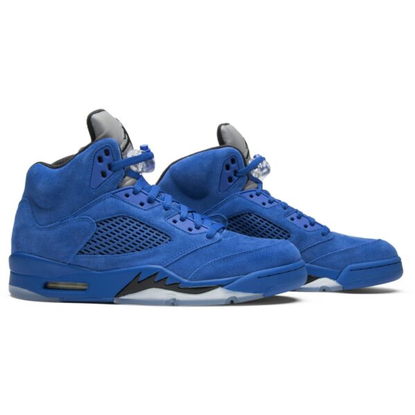 Jordan 5 Retro Blue Suede 136027-401 - Arviolet photo 8