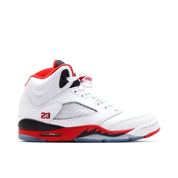 Jordan 5 Retro Fire Red Black Tongue (2013) (GS) 440888-120 - Arviolet photo 1