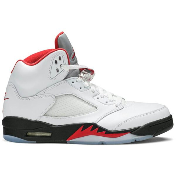 Jordan 5 Retro Fire Red Silver Tongue (2020) DA1911-102 - Arviolet photo 1