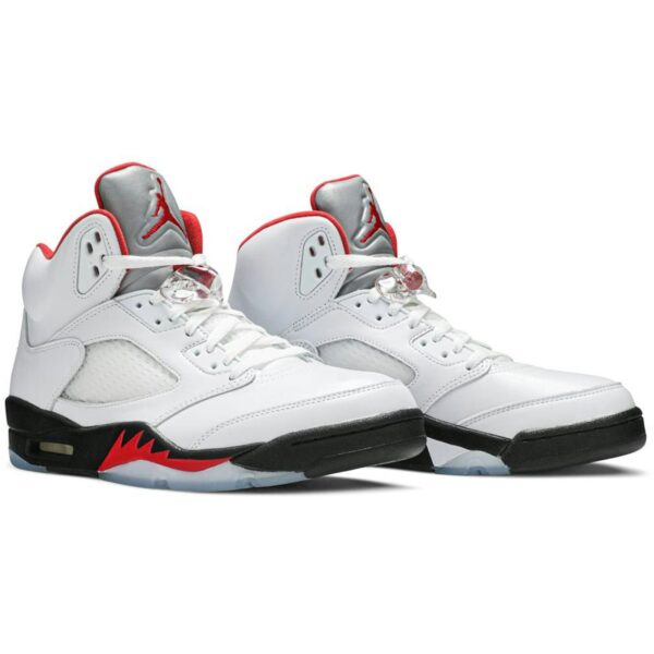 Jordan 5 Retro Fire Red Silver Tongue (2020) DA1911-102 - Arviolet photo 8