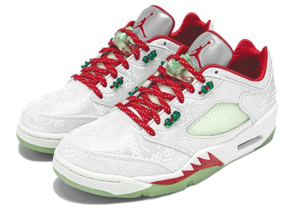 Jordan 5 Retro Low CLOT White Silk 20th Anniversary CLOT-AJ5-WHT-FF - Arviolet photo 1