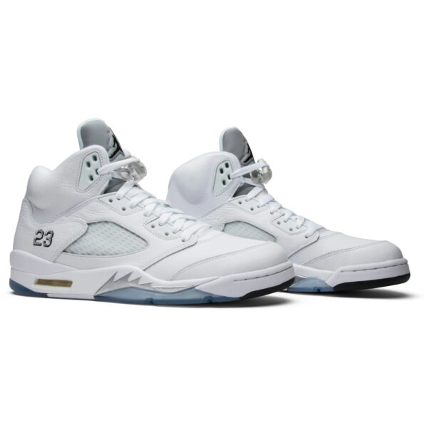 Jordan 5 Retro Metallic White (2015) 136027-130 - Arviolet photo 8