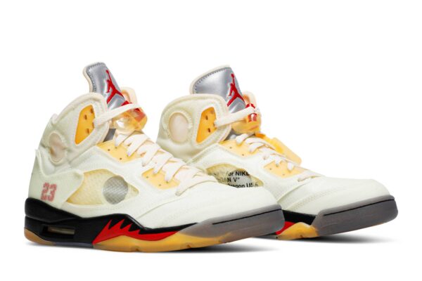 Jordan 5 Retro Off-White Sail DH8565-100 - Arviolet photo 8