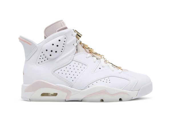 Jordan 6 Retro Gold Hoops (Women's) DH9696-100 - Arviolet photo 1