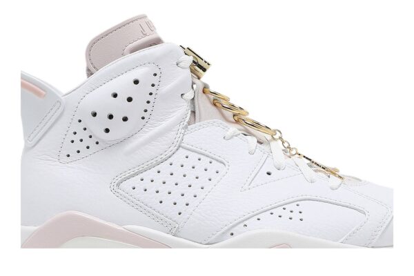 Jordan 6 Retro Gold Hoops (Women's) DH9696-100 - Arviolet photo 2