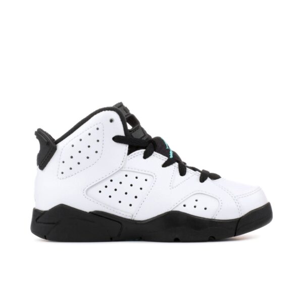 Jordan 6 Retro White Hyper Jade Black (PS) 384666-122 - Arviolet photo 1