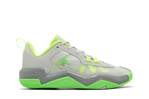 Jordan One Take 4 Light Silver Volt Particle Grey Green Strike DZ3338-003 - Arviolet photo 1