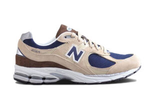 New Balance 2002R Beige Navy Blue ML2002R5 - Arviolet photo 1