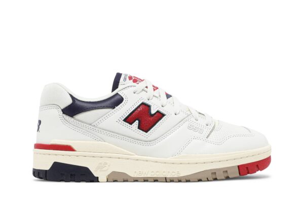New Balance 550 Aime Leon Dore White Navy Red BB550A3 - Arviolet photo 1