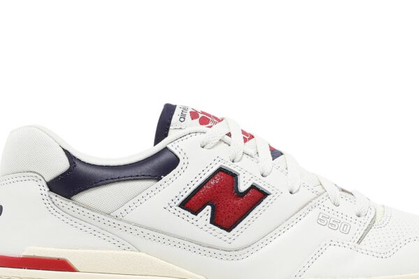 New Balance 550 Aime Leon Dore White Navy Red BB550A3 - Arviolet photo 2