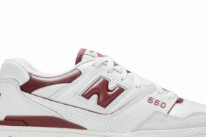 New Balance 550 Sea Salt Burgundy BB550LI1 - Arviolet photo 2