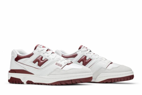 New Balance 550 Sea Salt Burgundy BB550LI1 - Arviolet photo 8