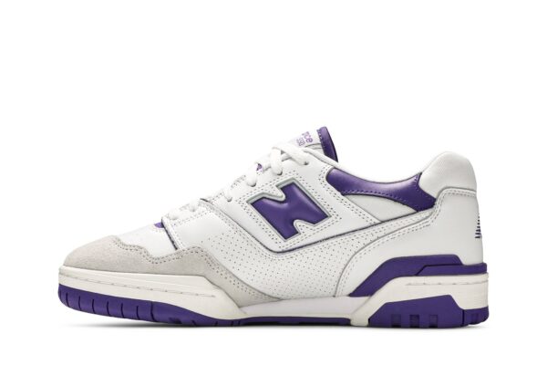 New Balance 550 White Purple BB550WR1 - Arviolet photo 3
