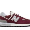New Balance 574 Burgundy Silver U574LGAA - Arviolet photo 1