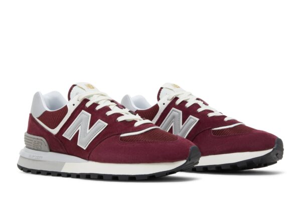 New Balance 574 Burgundy Silver U574LGAA - Arviolet photo 8