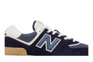 New Balance 574 Navy White Beige U574LGBB - Arviolet photo 2