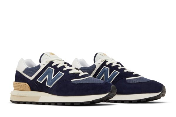 New Balance 574 Navy White Beige U574LGBB - Arviolet photo 8