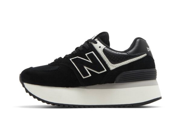 New Balance 574 Plus Black (Women's) WL574ZAB - Arviolet photo 3