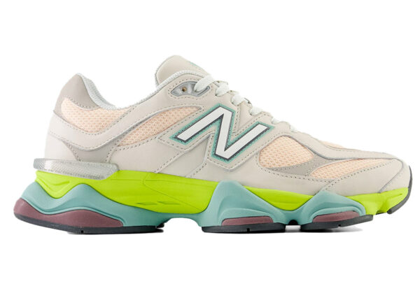 New Balance 9060 Moonbeam Vintage Rose Lime U9060GCB - Arviolet photo 1